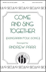 Come and Sing Together Unison choral sheet music cover